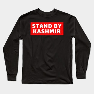 Stand By Kashmir Under Any Situation To Stop This Massacre Long Sleeve T-Shirt